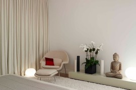 Contemporary-Zen bedroom style is an absolute showstopper