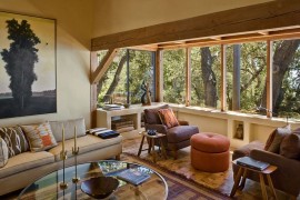 Contemporary decor brings luxury to the Big Sur Cabin