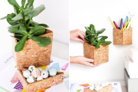 Cork office organizers from Paper & Stitch