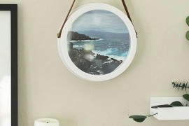 DIY upcycled clock frame from Design Sponge