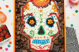 Day of the Dead party tray from A Beautiful Mess
