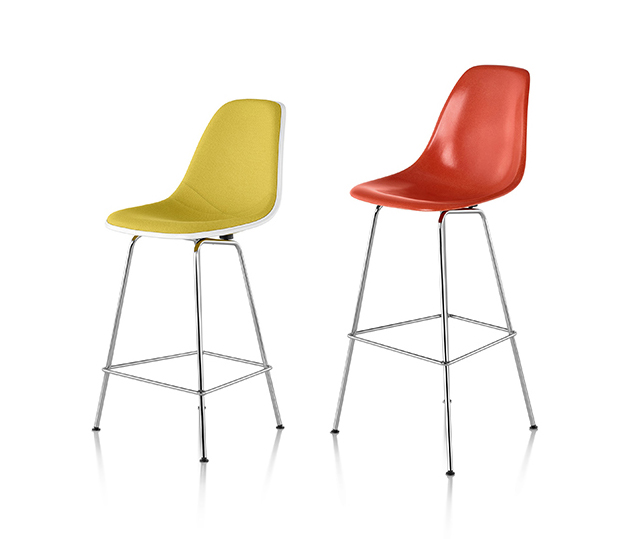 Eames counter and bar height stools