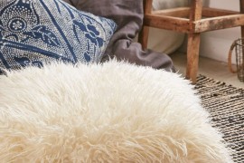 Faux fur pillow from Urban Outfitters
