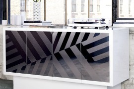 Glamorous console from Kravitz Design and CB2