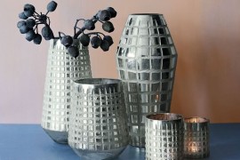 Grid vases from West Elm
