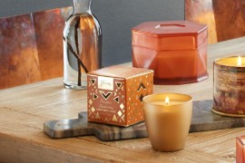 Illume candles in the Pumpkin Peppercorn fragrance