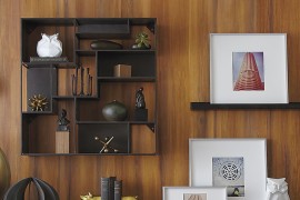 Industrial wall-mounted bookcase from CB2
