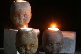 Johnny Head candle holders