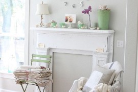 Living room shabby chic decorating idea