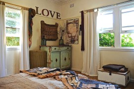 Look beyond whitewashed decor for a truly unique shabby chic bedroom