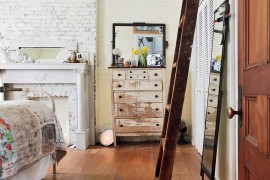 Make your own distressed furniture to create that perfect shabby chic bedroom