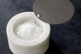 Marble salt cellar from CB2