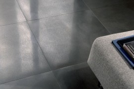 Metal-effect flooring by Ceramica Fioranese