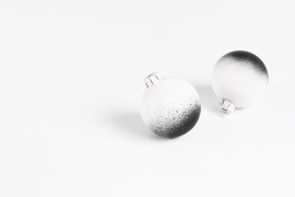 Ombre Christmas ornaments from MyDubio