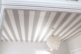 Painted striped ceiling from Skunkboy