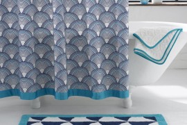 Patterned shower curtain from Jonathan Adler