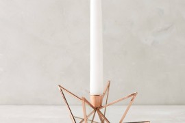 Sculptural candle holder from Anthropologie