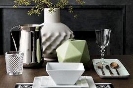 Sculptural centerpiece idea from CB2