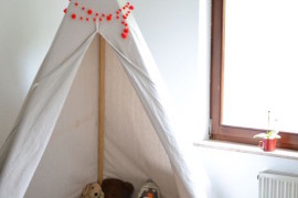 Simple DIY teepee