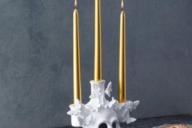Skull candelabra from West Elm