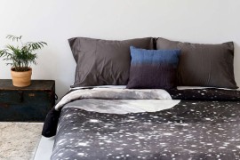 Starry duvet cover from Urban Outfitters