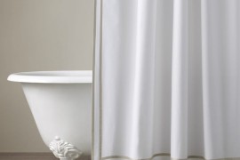 Turkish cotton shower curtain from Restoration Hardware