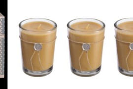 Votivo candles in glass containers