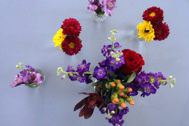 Assemble your smaller bouquets of flowers
