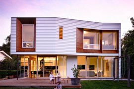 Beautiful modern extension to traditional home in Hobart