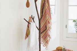 Bronze Branch Coat Tree with bathroom accessories from VivaTerra