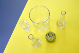 Collection of glass vases