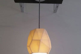 Geo pendant light from Etsy shop Revisions Design Studio