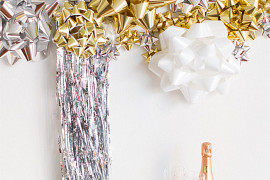 Gift bow wall from Oh Happy Day