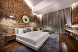 Gorgeous decor, quirky accents, glass box wardrobes and stunning ambaince shape the historic Penang getaway