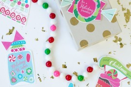 Gumball garland from Studio DIY
