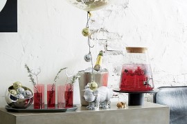 Holiday bar area from CB2