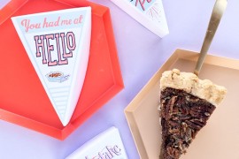 Leftover pie labels from Studio DIY