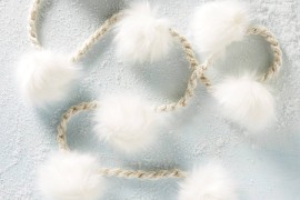 Pom pom garland from Anthropologie