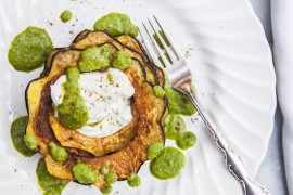 Roasted acorn squash from Camille Styles