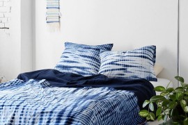Shibori bedding from Urban Outfitters