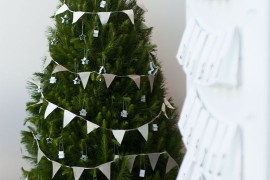 Simple banner to dress up a Christmas tree