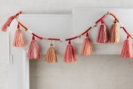 Tassel garland from Anthropologie