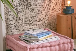 Tufted floor pillow from Urban Outfitters