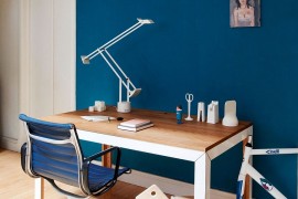 Unassuming and minimal home workspace design