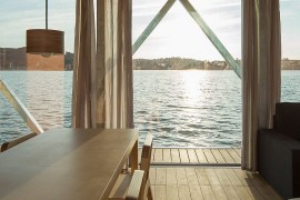 View from the dining area of the Floatwing