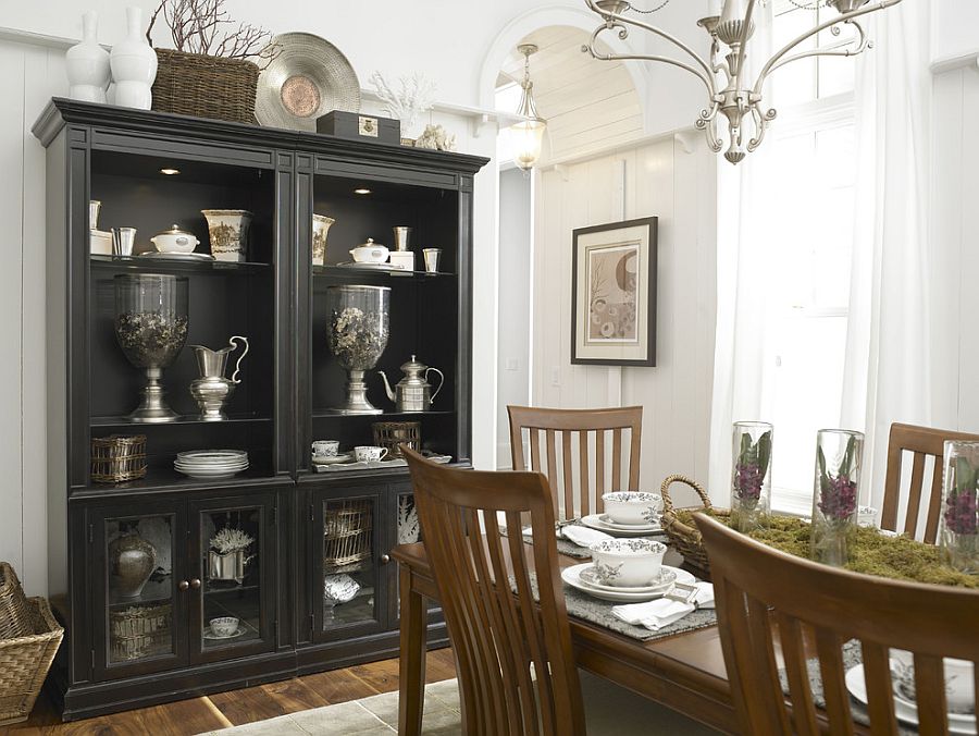 Turn Dining Room Hutch Into Cupboard