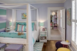 25 Kids’ Bedrooms Showcasing Stylish Chevron Pattern