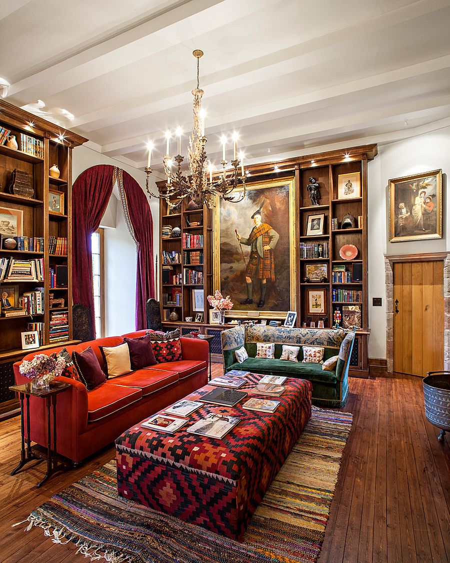 Victorian living room with a subtle dash of modernity