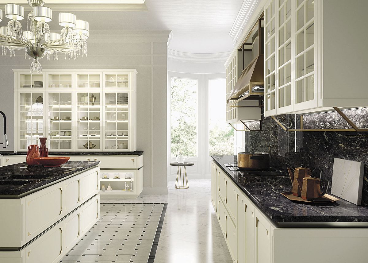 Kelly: Chic Modern Kitchen Wrapped in Intricate, Timeless ...