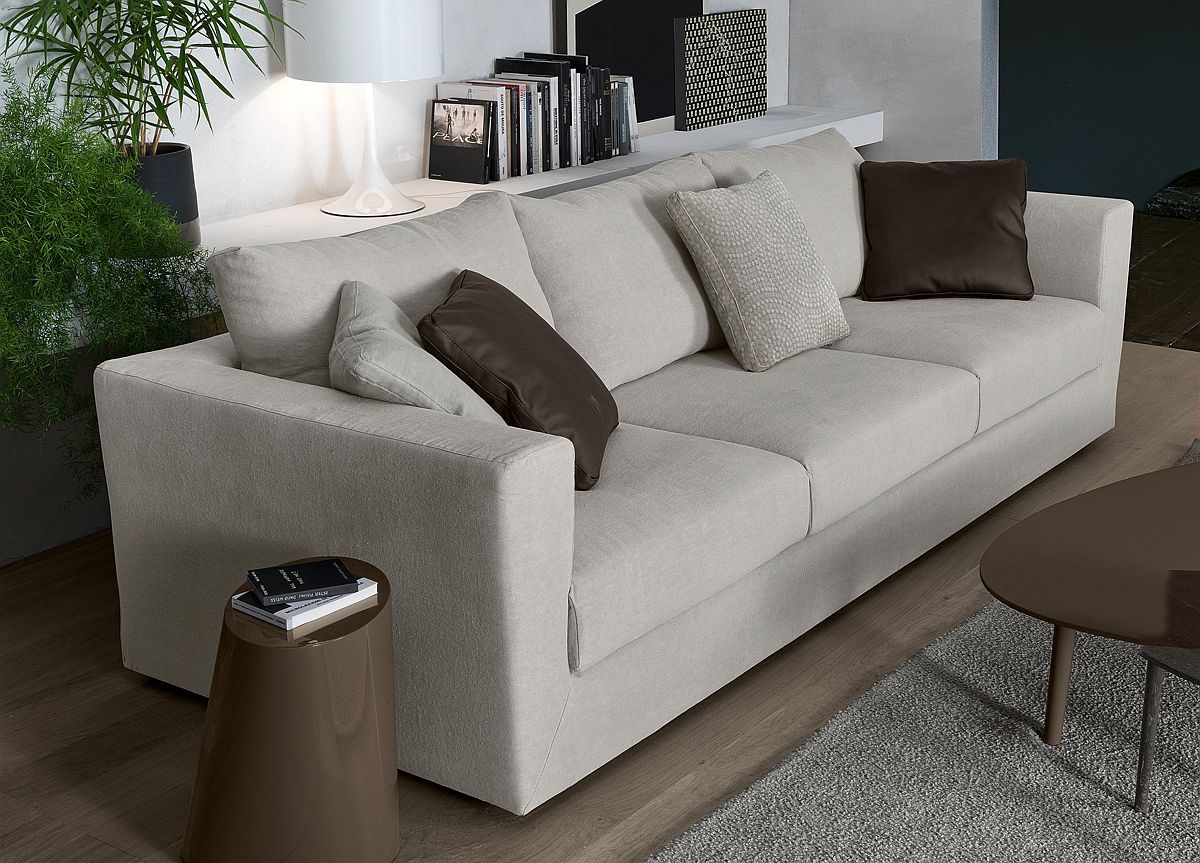 contemporary leather modular sofa